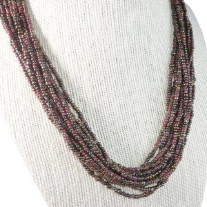 Silpada N1815 Bronze Seed Bead Multi Strand Necklace